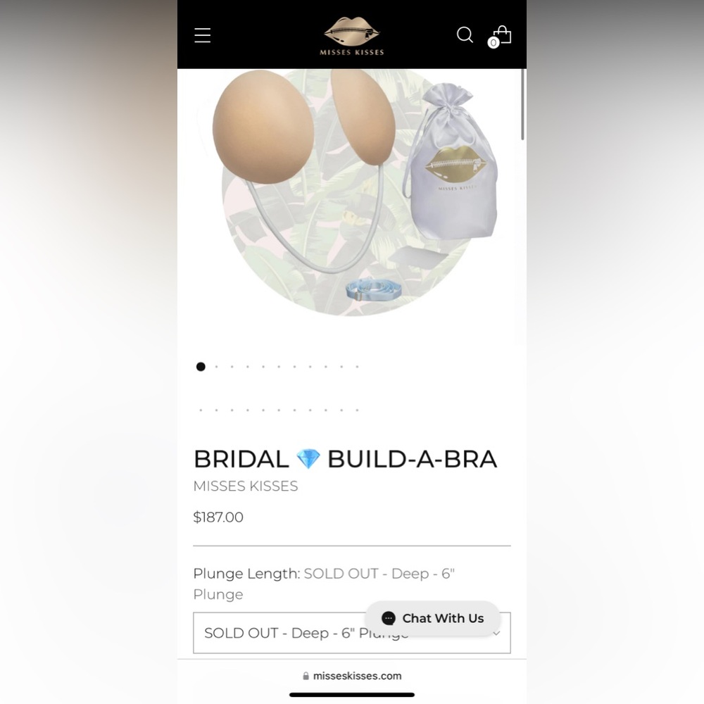 Bridal bra Misses Kisses